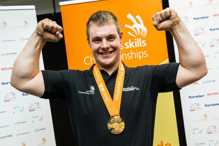Lars Rotach gewinnt die Goldmedaille bei den SwissSkills 2020