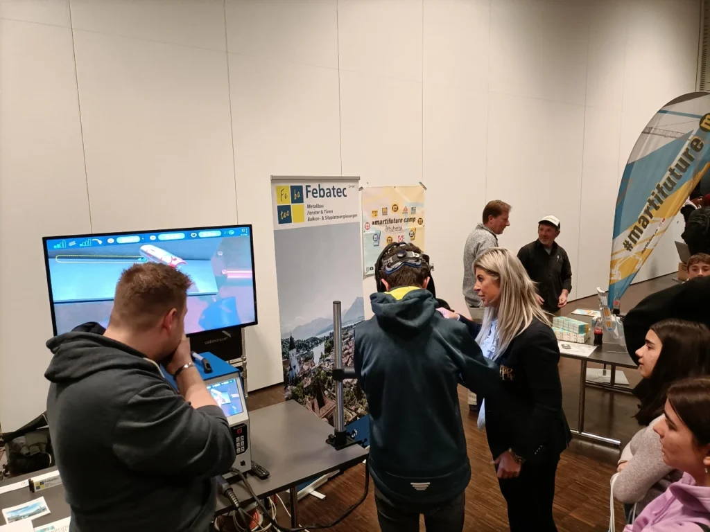 Virtuelles Schweissen an Berufsmesse